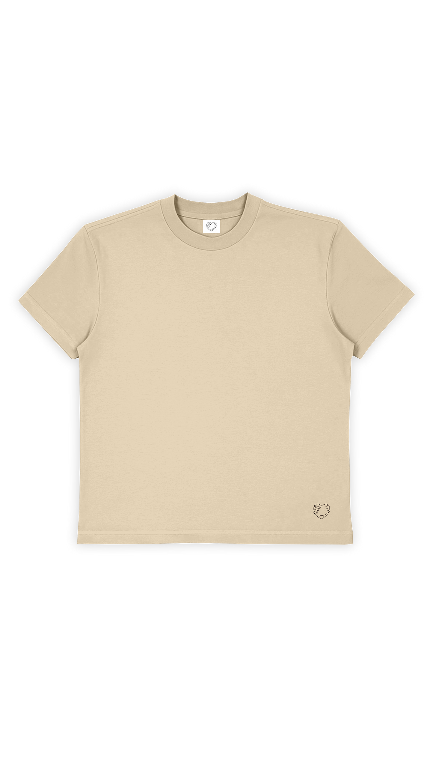 Masc Essential Heavyweight ‘Sand’ Tee V2