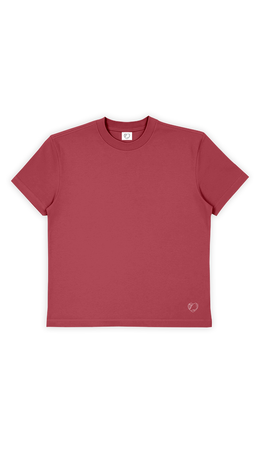 Masc Essential Heavyweight ‘Vintage Red’ Tee V2