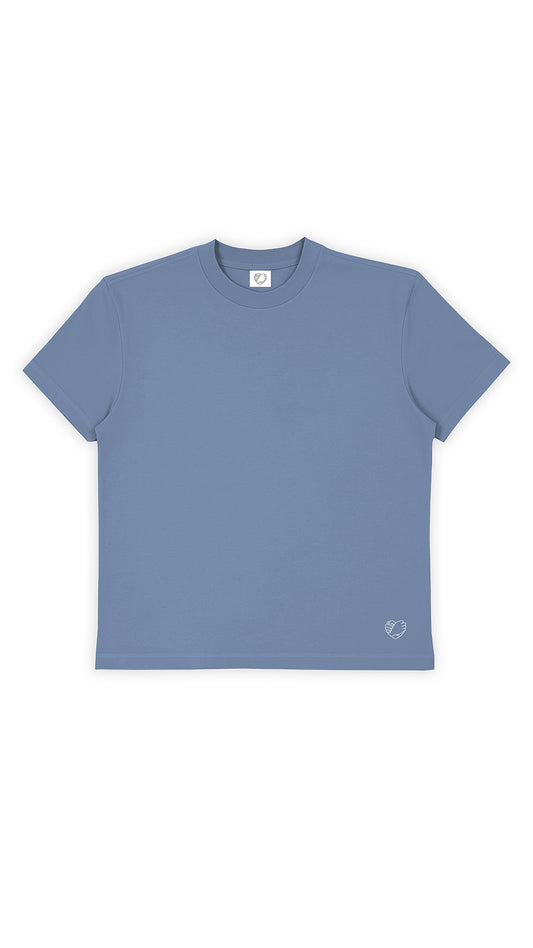 Masc Essential Heavyweight ‘Denim Blue’ Tee V2 [PRE-ORDER]